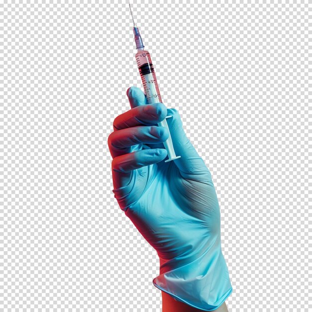 Doctor hand with syringe