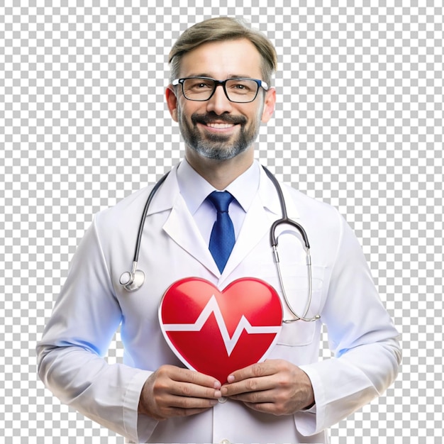 PSD doctor holding a medical icon png