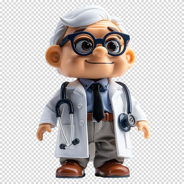 Doctor isolated on transparent background