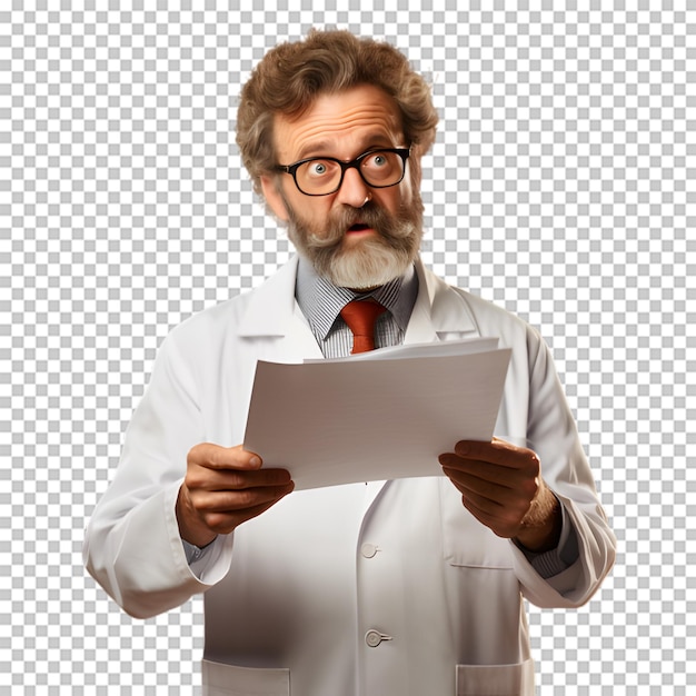 PSD doctor isolated on transparent background