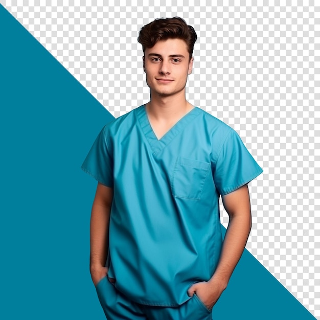 Doctor or nurse isolated on transparent background
