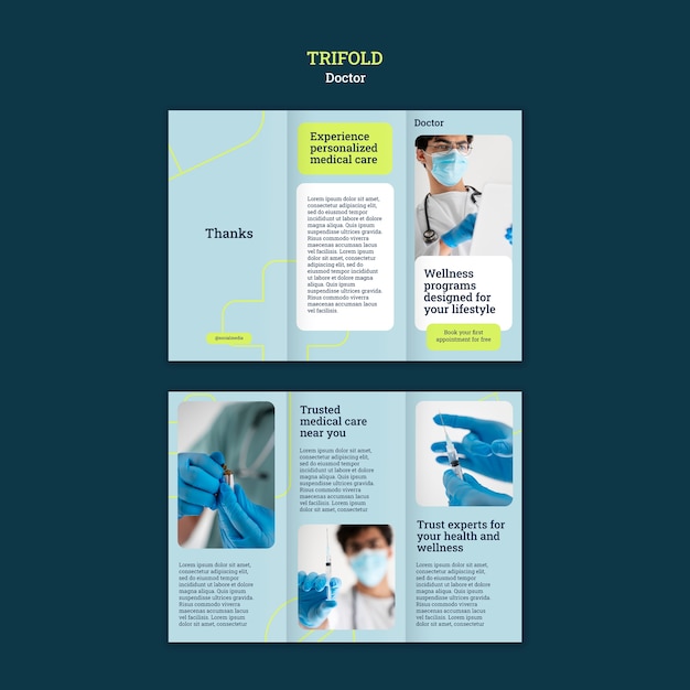 PSD doctor template design