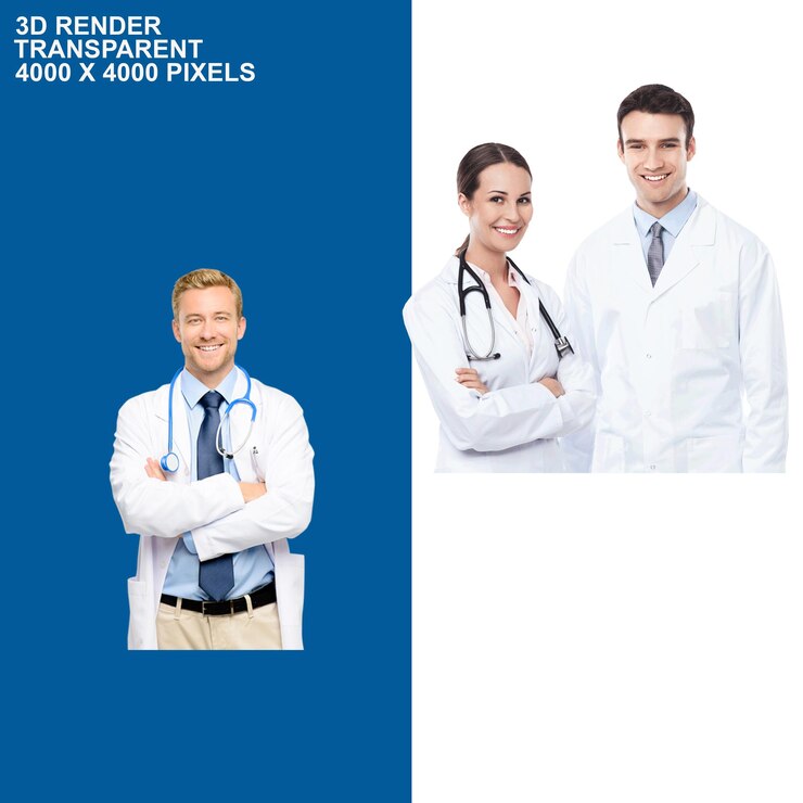 PSD doctor transparent background