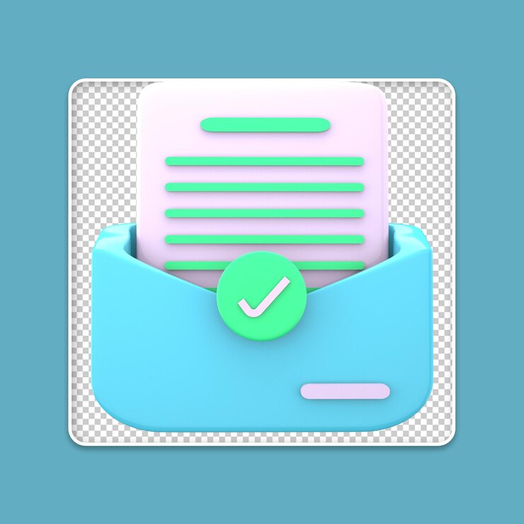 PSD document 3d icon