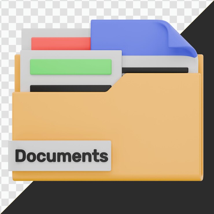 PSD documents folder icon
