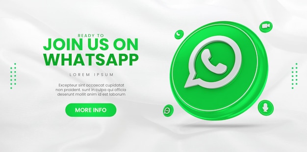 Doe mee met whatsapp voor bannermalplaatjes voor sociale media