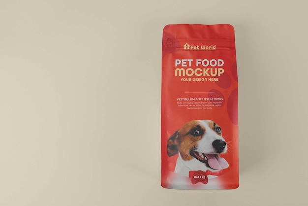 PSD dog food bag mock-up