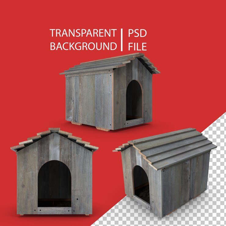 PSD dog house png