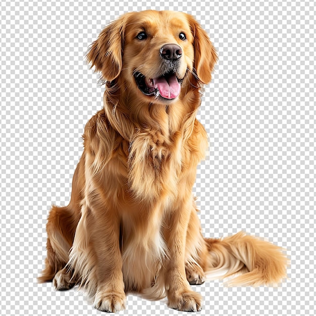 PSD dog on isolated background