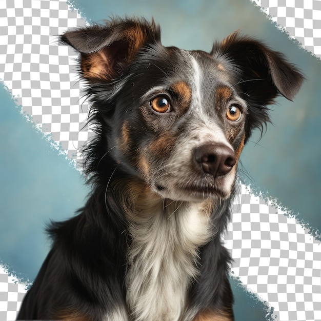 PSD dog s studio portrait on a transparent background