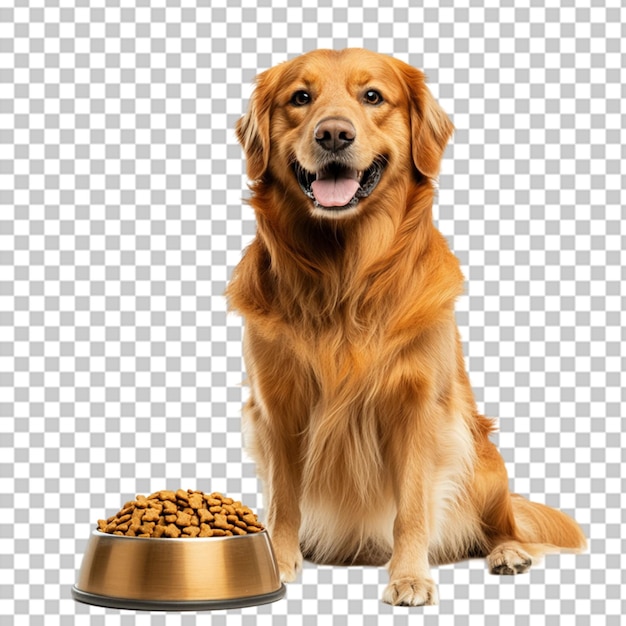 白い背景の鉢の隣に座っている犬