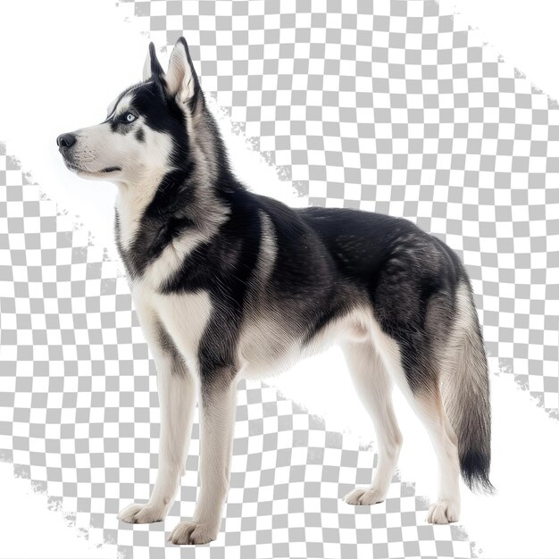 PSD a dog that is on a white background