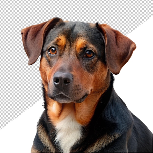PSD dog on transparent background