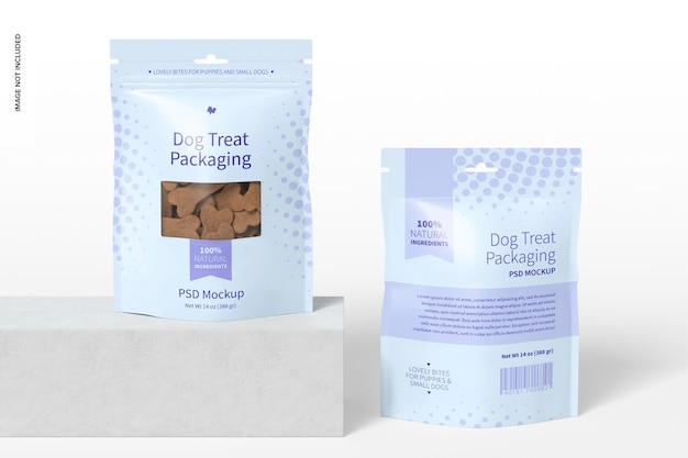 Dog treat-verpakkingsmodel