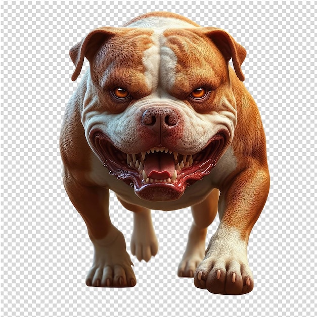 PSD a dog with a big mouth and the mouth open