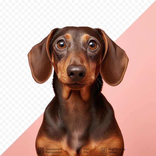 Un cane con una faccia marrone e una macchia nera sulla faccia