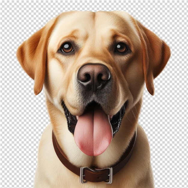 PSD a dog with a collar on its neck