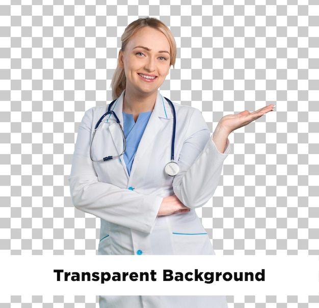 Dokter Vrouw Transparante achtergrond