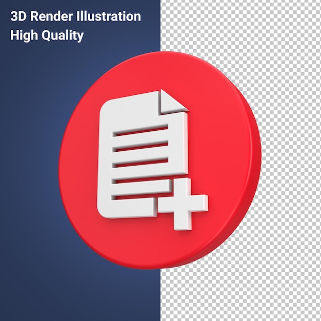 PSD dokument z plusem w renderowaniu 3d