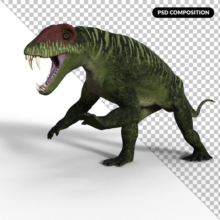 PSD doliosauriscus dino 孤立的 3d 動物