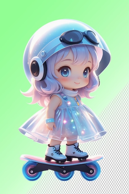 Una bambola con un cappello blu e una stella su di esso