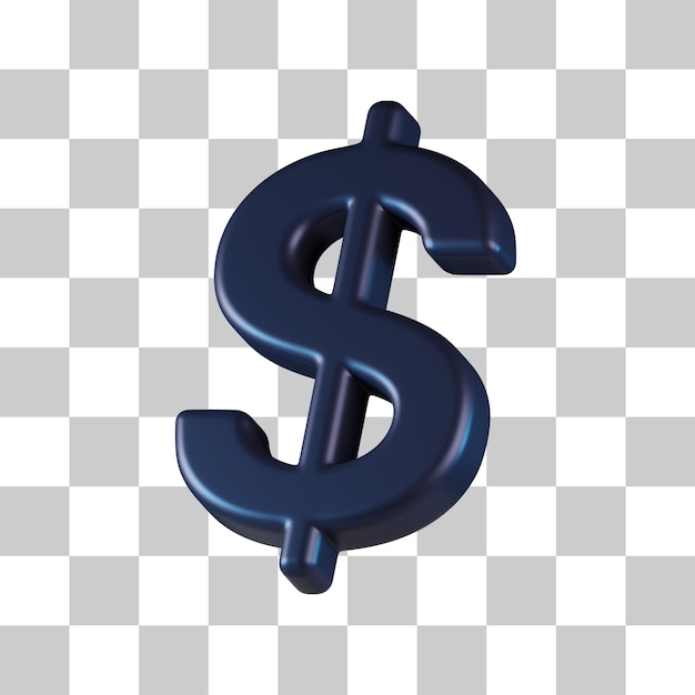 Dollar currency 3d icon