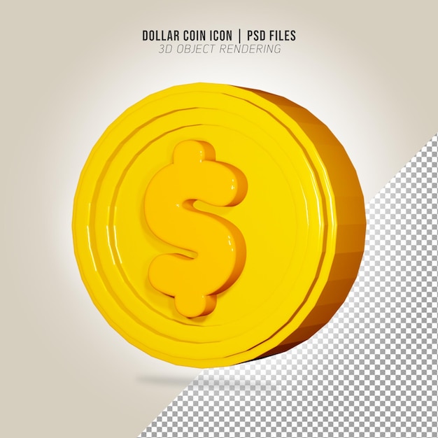 Dollar sign 3d icon