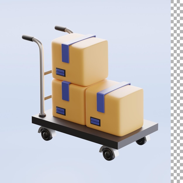 Dolly 3d Illustration