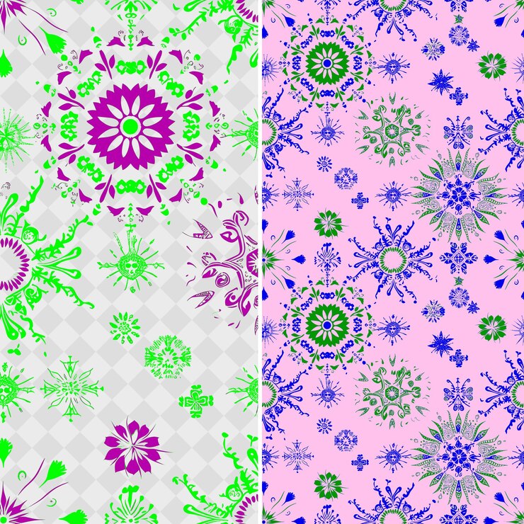 PSD dominican amber jewelry patterns with intricate floral and a creative abstract geometric vector