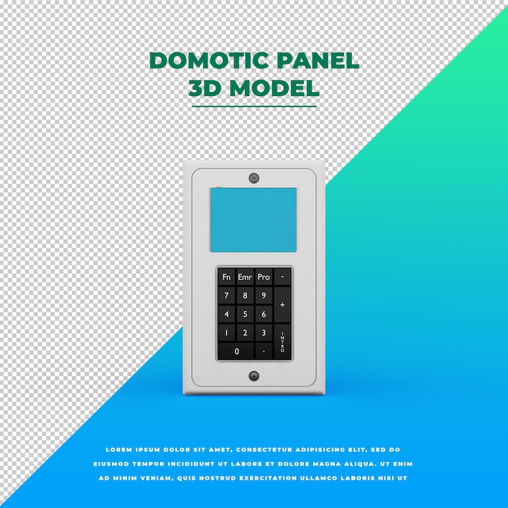PSD domotic panel