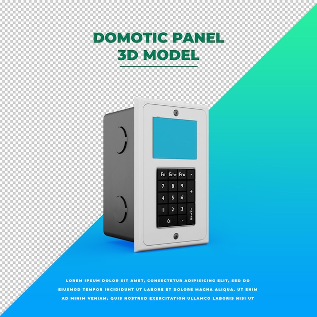 PSD domotic panel