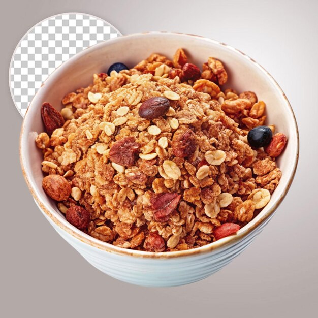 Domowy Granola Na Przezroczystym Tle