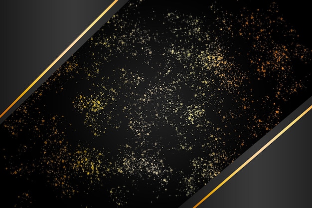 donkere luxe achtergrond met gouden glitter