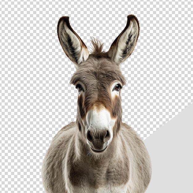 Donkey isolated on transparent background png