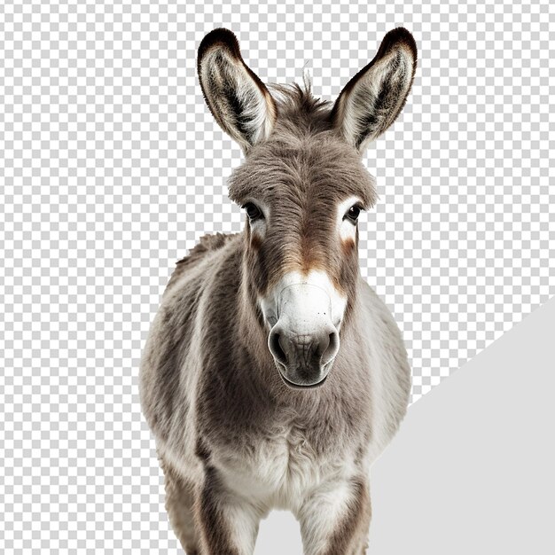 PSD donkey isolated on transparent background png