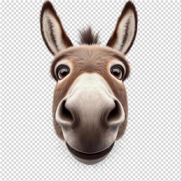 PSD a donkeys nose and the picture of a donkey