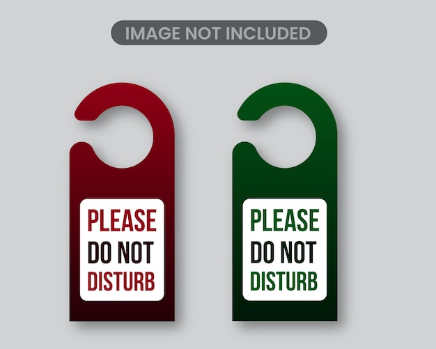 Dont Disturb Sign And Door Hanger Design