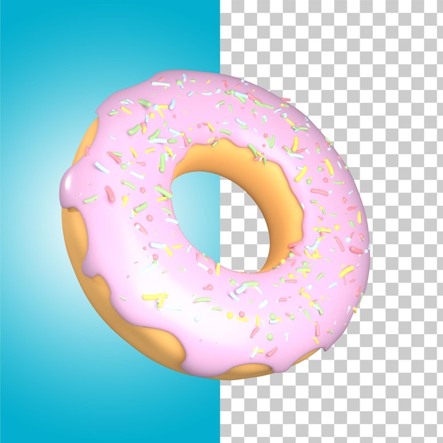 Donut 3d-rendering