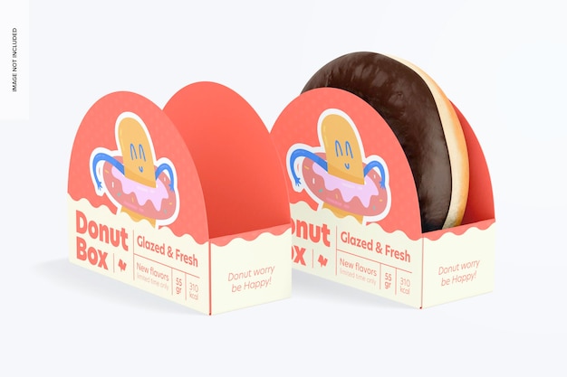 Donut Box Mockup