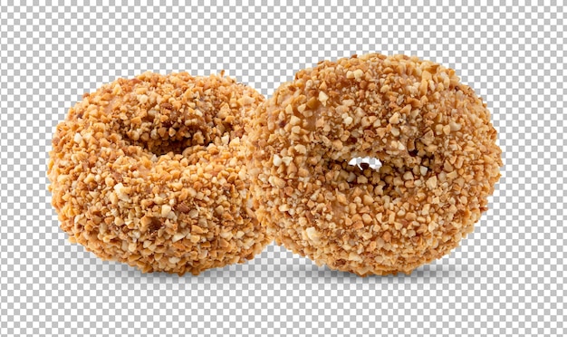 Donut isolated on alpha layer