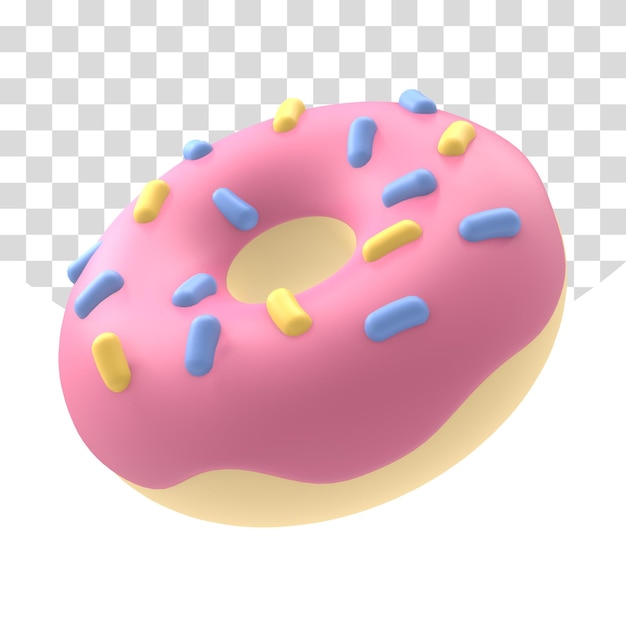 Donut met glazuur Heerlijk eten