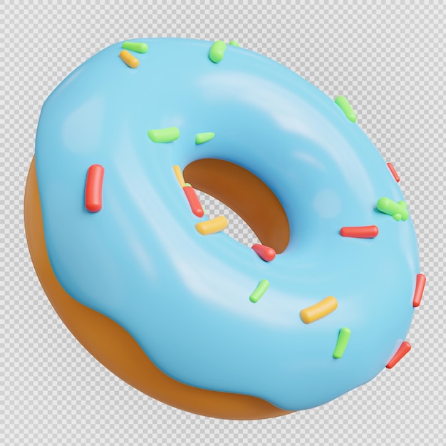 PSD donut minimal 3d