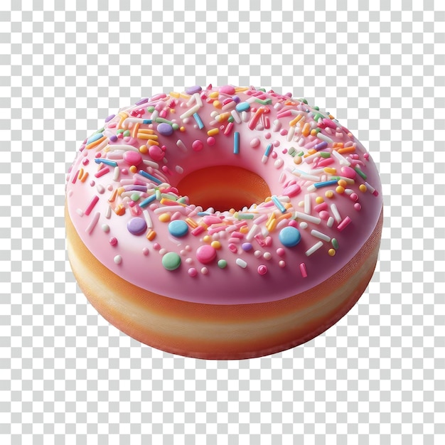 PSD donut in transparent background