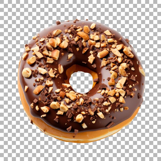 Donut on transparent background