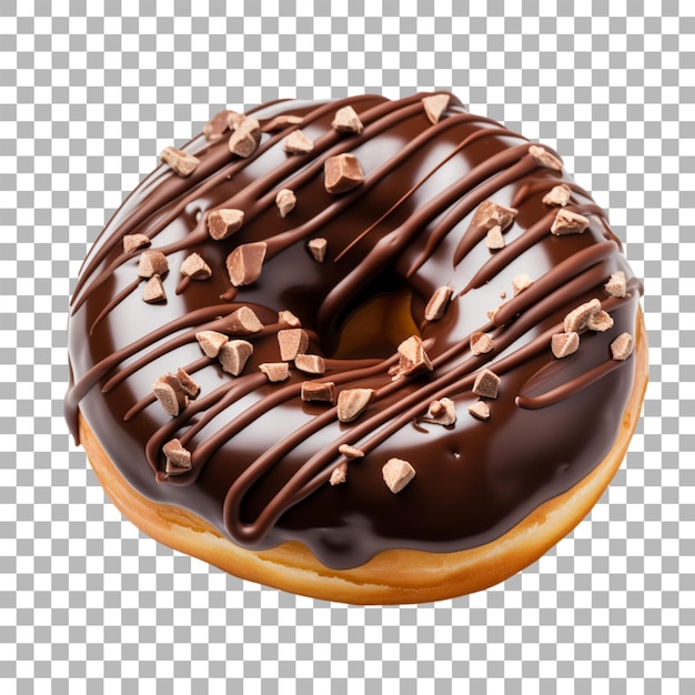 Donut on transparent background