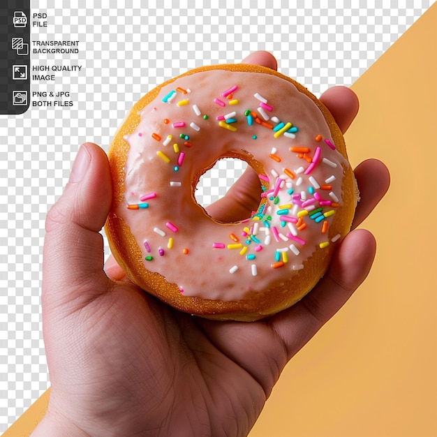 PSD donut transparent psd