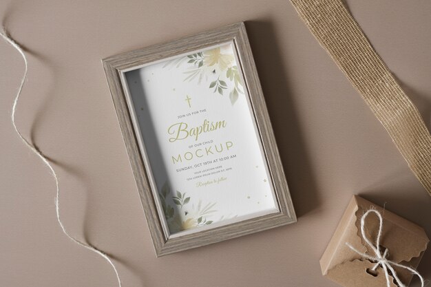 PSD doop meisje frame mockup