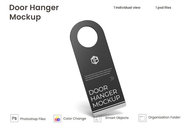 ドアハンガーモックアッププレミアムpsd