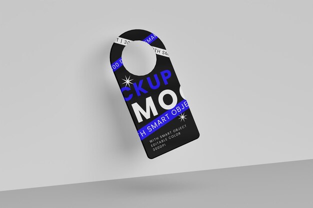 PSD door hanger mockup