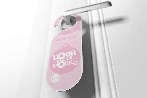 Door hanger mockup